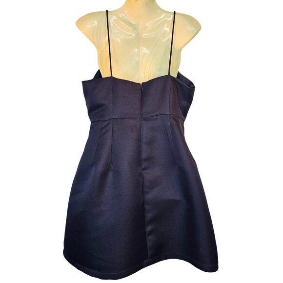 L'Atiste by Amy Strappy Fit & Flare Cocktail Party Dress Womens Blue L - Picture 12 of 13